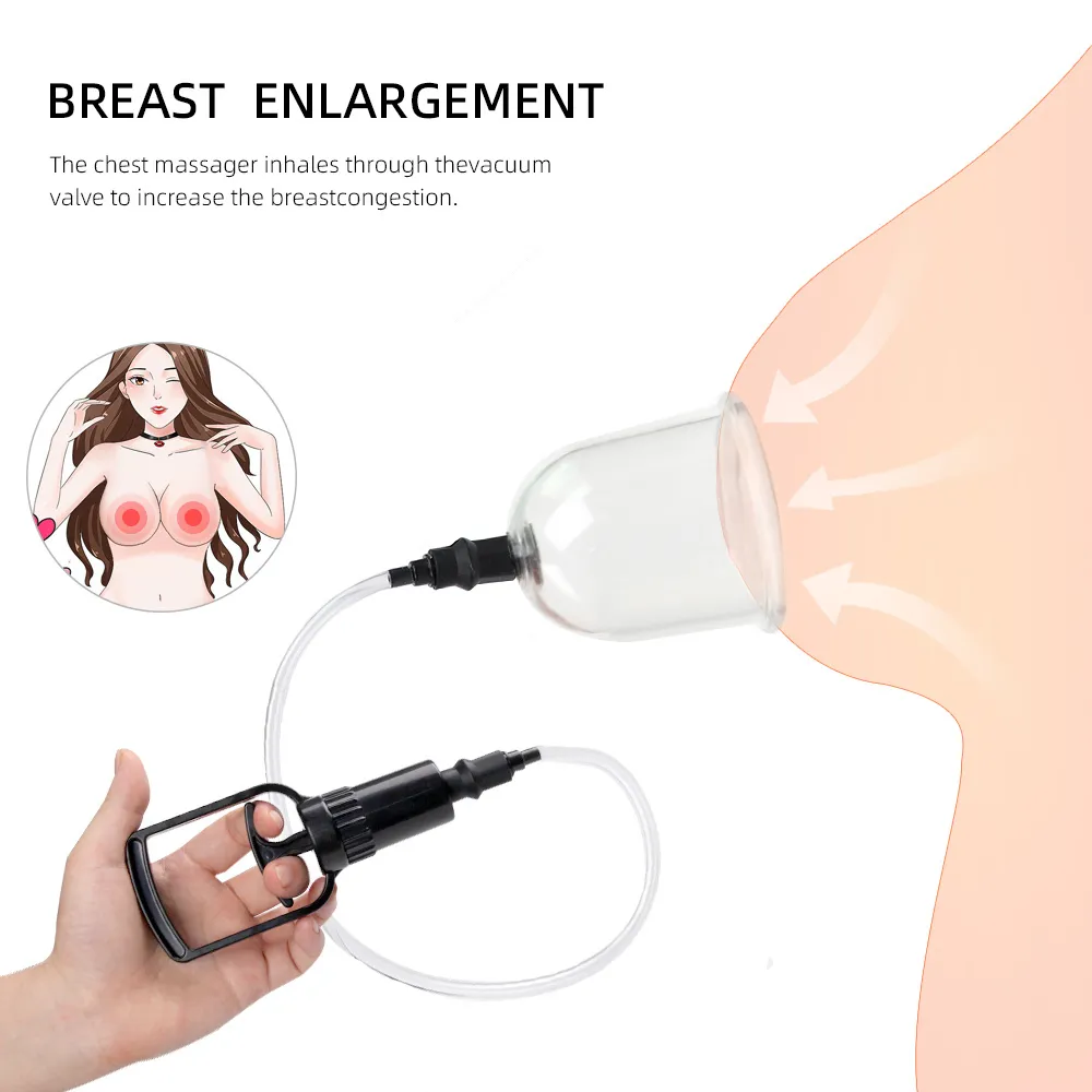 真空ポンプ吸盤乳房乳首セクシーなマッサージクリップエンハンスメント拡大する大人/女性のためのセクシーなおもちゃ