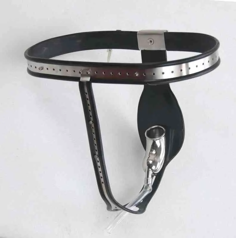 NXY Chastity Device Hong Kong Black Emperor Adult Products Alternative Toys Stainless Steel Belt Men's Second Generation t Lock 0416