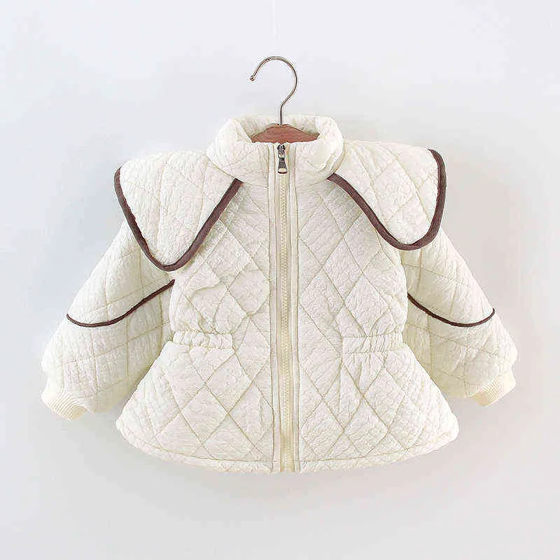 2022 Nouveau hiver chaud coton doublé vestes pour filles manteau mode coréenne bébé parka vêtements d'extérieur pour enfants nouveau-né bébé fille vêtements J220718