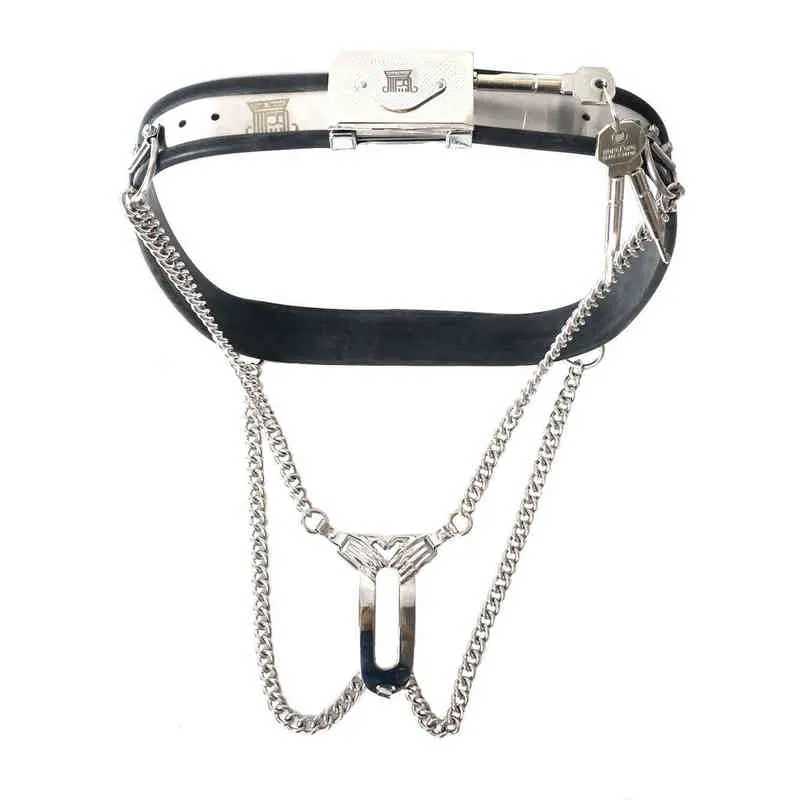 Dispositivo di castità NXY Black Emperor Giocattolo alternativo Femmina t Vecchia serratura Cintura invisibile in acciaio inossidabile 0416