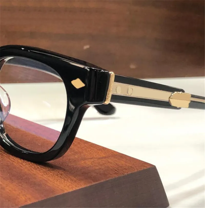 Novo design de moda óculos ópticos quadrado grosso prancha quadro simples popular estilo clássico versátil óculos lente transparente JENNA 294Q