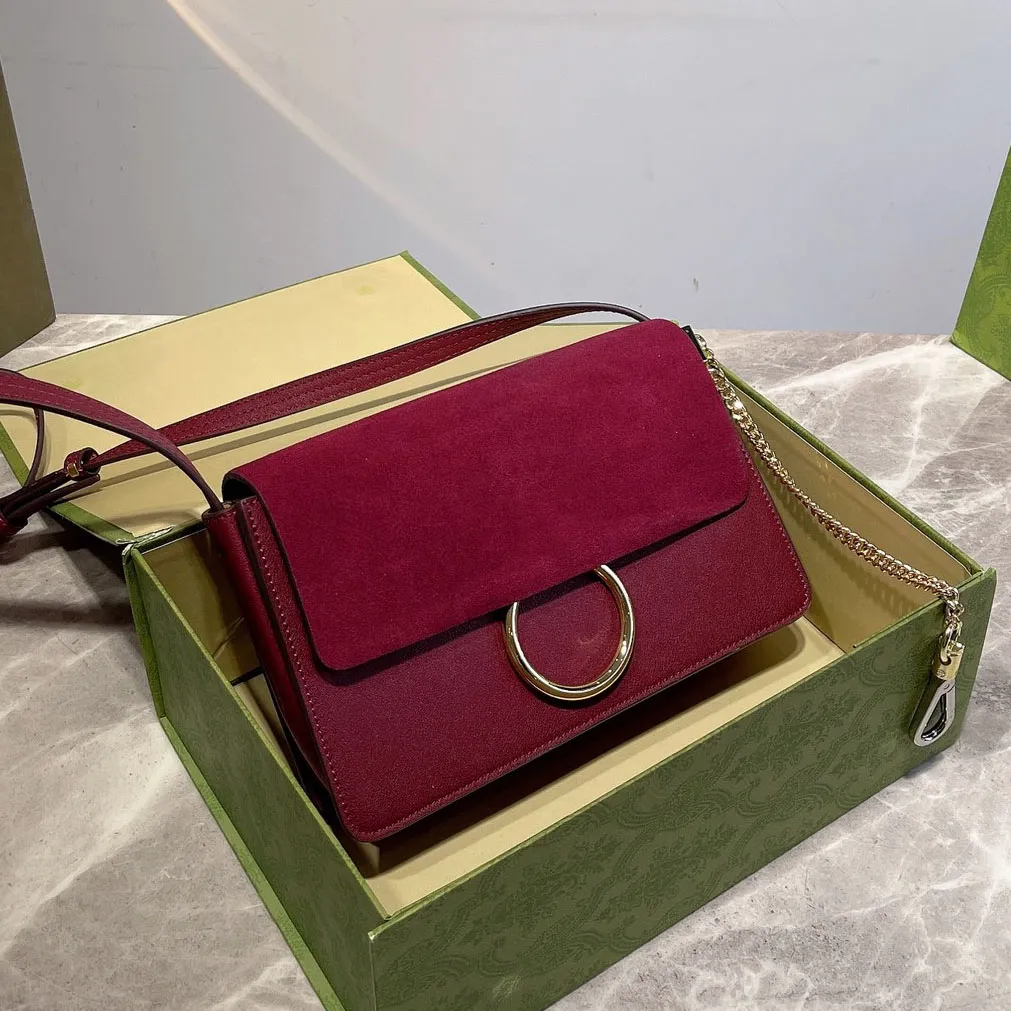 2021 Luxury Brand Messenger väskor Hela designers Kvinnor Högkvalitativ äkta cowskin läder cloe mini Marcie axel Saddl199r