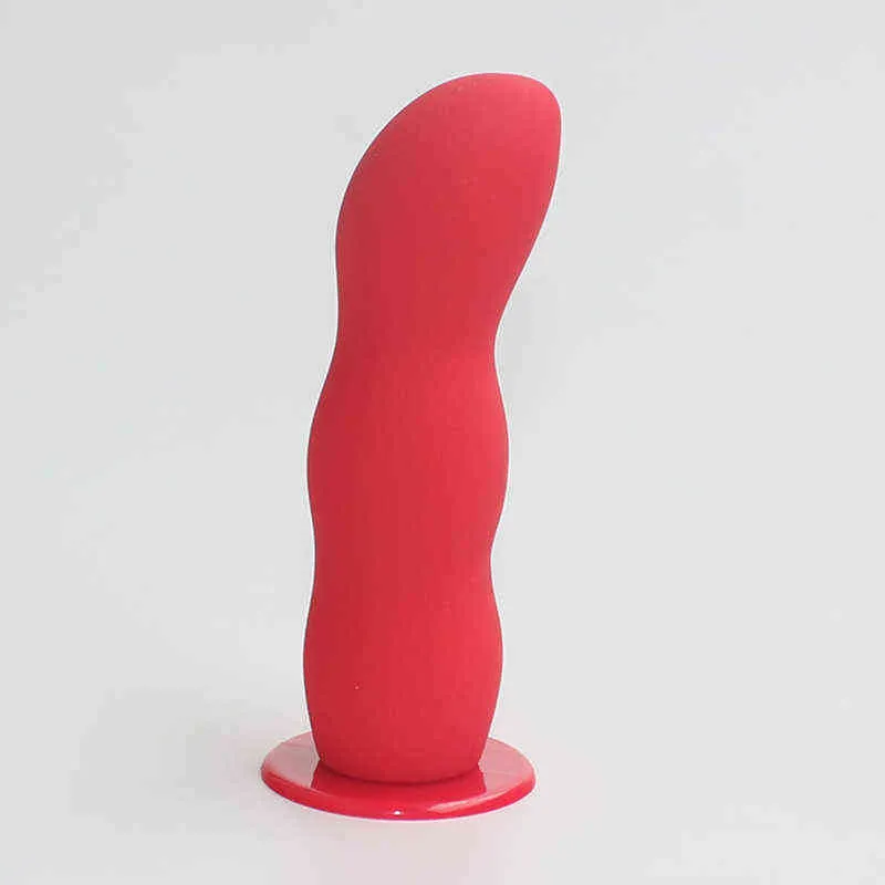 Nxy Dildos Dongs Brinquedos Sexuais Lésbicas Strapon Dong 49 Polegadas Silicone Vermelho Realista Anal ou Vagina Strap em Produtos Sexuais Vibrador 2204263937839