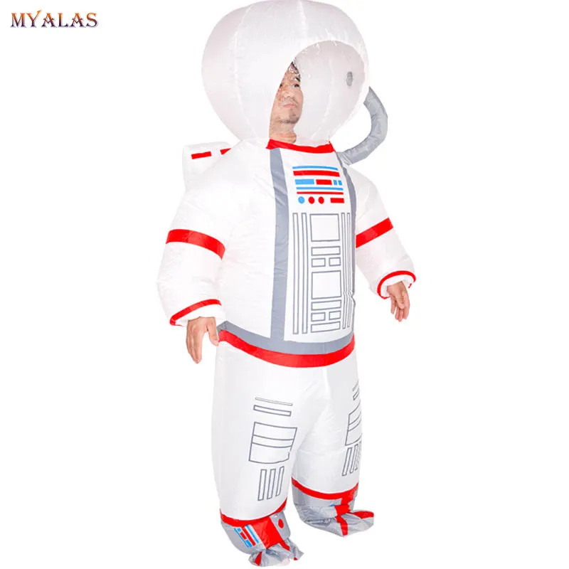 Costume da bambola mascotte Costume gonfiabile da astronauta Astronauta adulti Space Mens Purim Costume di Halloween addio al celibato Costume natalizio uomo