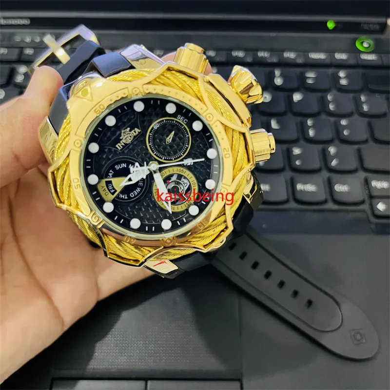 Reservera Venom Top Brand Luxury Quality Men titta på obesegrade lysande Invicto reloj de Hombre för dropp176b247k
