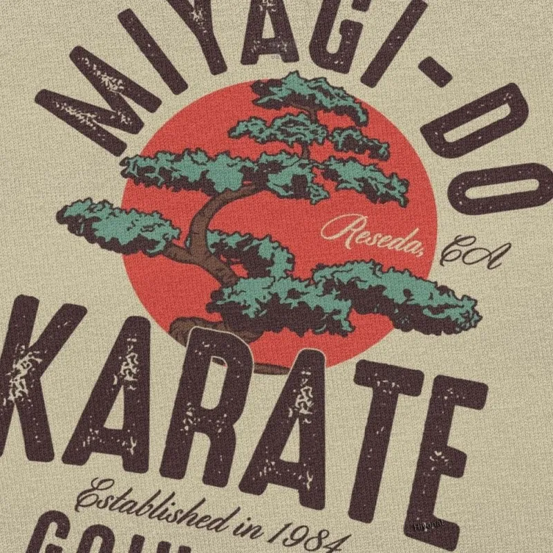Vintage Miyagi Do Inspired Karate Kid T -shirt Men katoen kai Japanse kung fu tee tops korte mouw mode t -shirt 220608