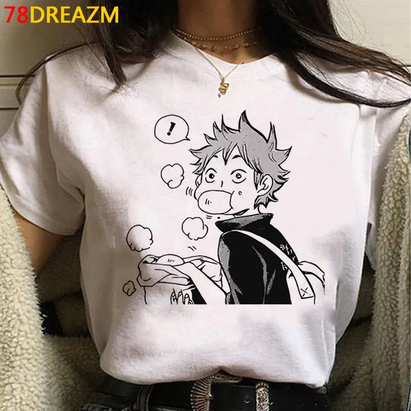 Oya Haikyuu Homens Camiseta Kuroo Japonês Anime Bokuto Manga Shoyo Voleibol Criativo Tshirt Dos Desenhos Animados Gráfico Tees Masculino 220607