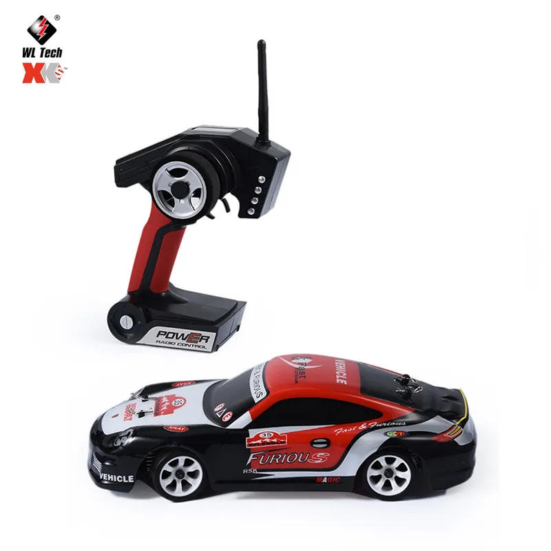 C6 Télécommande Voiture RC Voitures De Course Mini Cool Drift Car pour Adulte 2.4G 4WD 30km/h RTR Garçon Jouet Enfant Cadeau 1-28 Échelle Alliage Châssis Antidéflagrant PVC Car-shell EPP Pare-chocs