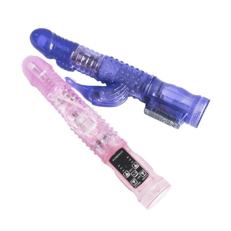 Multisped kanin vibrator g-spot dildo kvinnor vuxen sexig leksak vattentät klitoral massager stark vibration