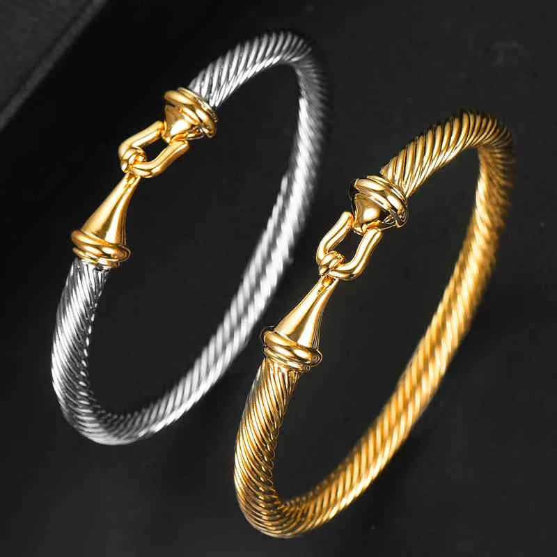 Godki Trendy Luxury Luxury القابلة للتكديس الكفة للنساء الزفاف الكامل الزركون الكريستال CZ Dubai Silver Color Bracelet 20221787622