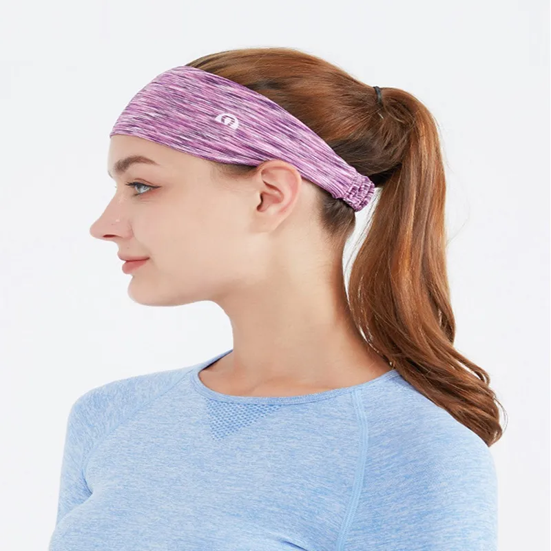 Sweatband sports hair band men and women headscarf anti-perspirant belt outdoor fitness yoga sweat-absorbing hair color high elastic