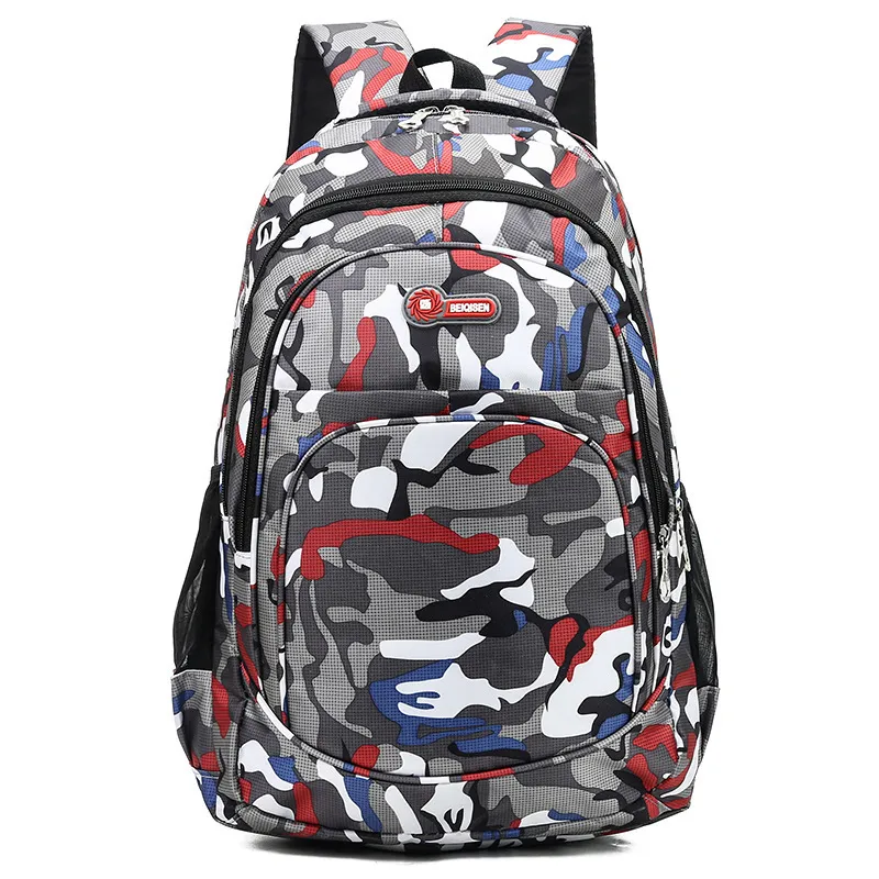 Camouflage hommes sacs à dos voyage enfants sac d'école Cool garçon sacs d'école militaires pour adolescents garçons filles école sac à dos sac mochila 220727