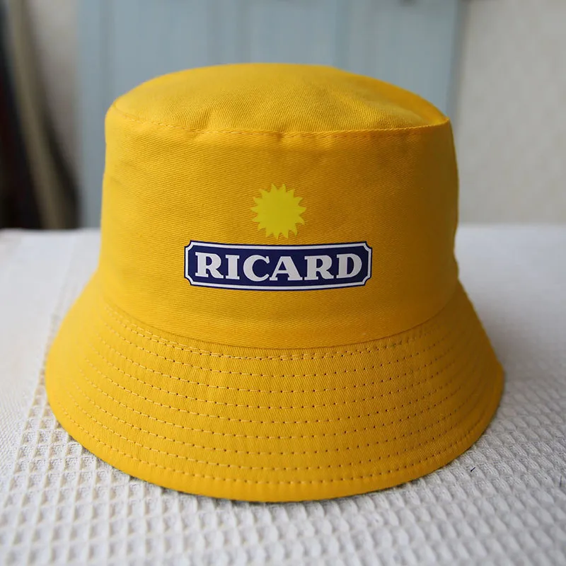 Summer RICARD Bucket Hats Unisexe Man Women Cotton Fisherman Caps Girl Boy Outdoor Sport Chapeau Bob Ricard Panama Hat 220617