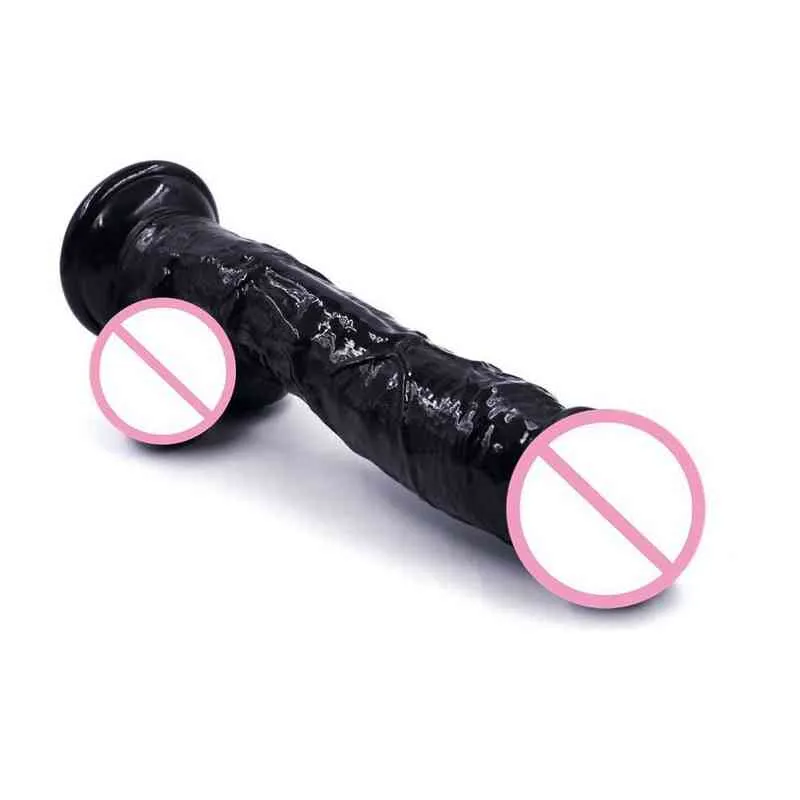 Nxy Dildos Artificial Penis Female Masturbation Artifact Line Electric Vibrator Adult Toy Sucker Wear 0316