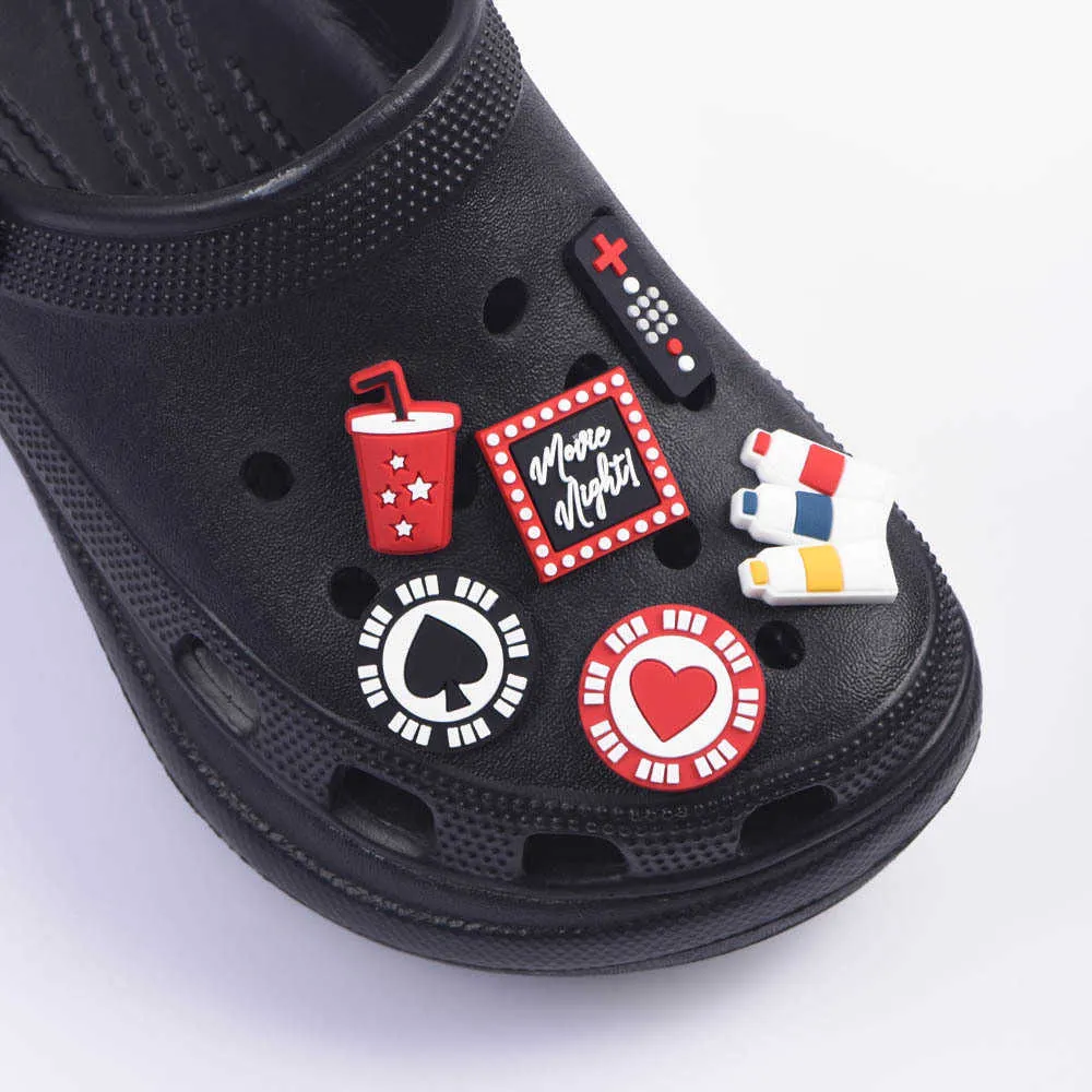 Nieuwe PVC Croc Charms laten me je geld dollar croc accessoires contant geld wallet schoenen decoratie voor meisjesjongens cadeau