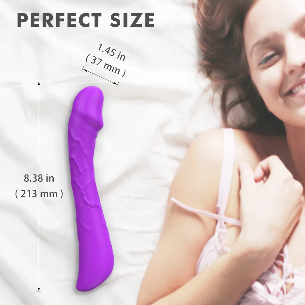Morbido vibratore del dildo giocattoli sexy le donne 9 modalità bacchetta magica clitoride massaggiatore anale masturbatore femminile vagina prodotti erotici adulti