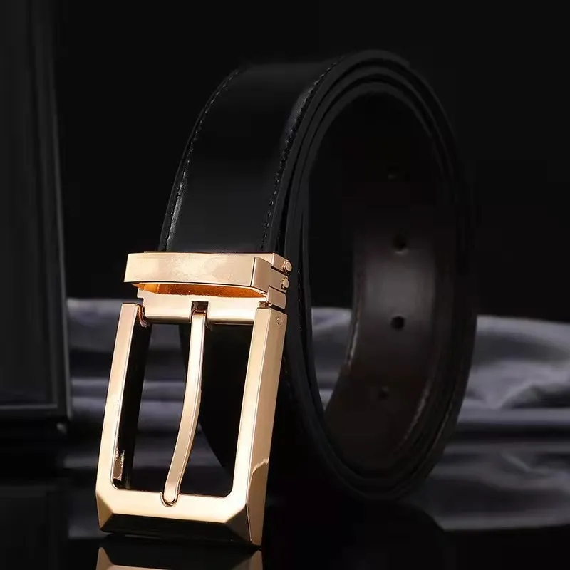 حزام الرجال الجديد الراقي Simply Star Fashion All-Match Men Men Pants Belt Belt Box