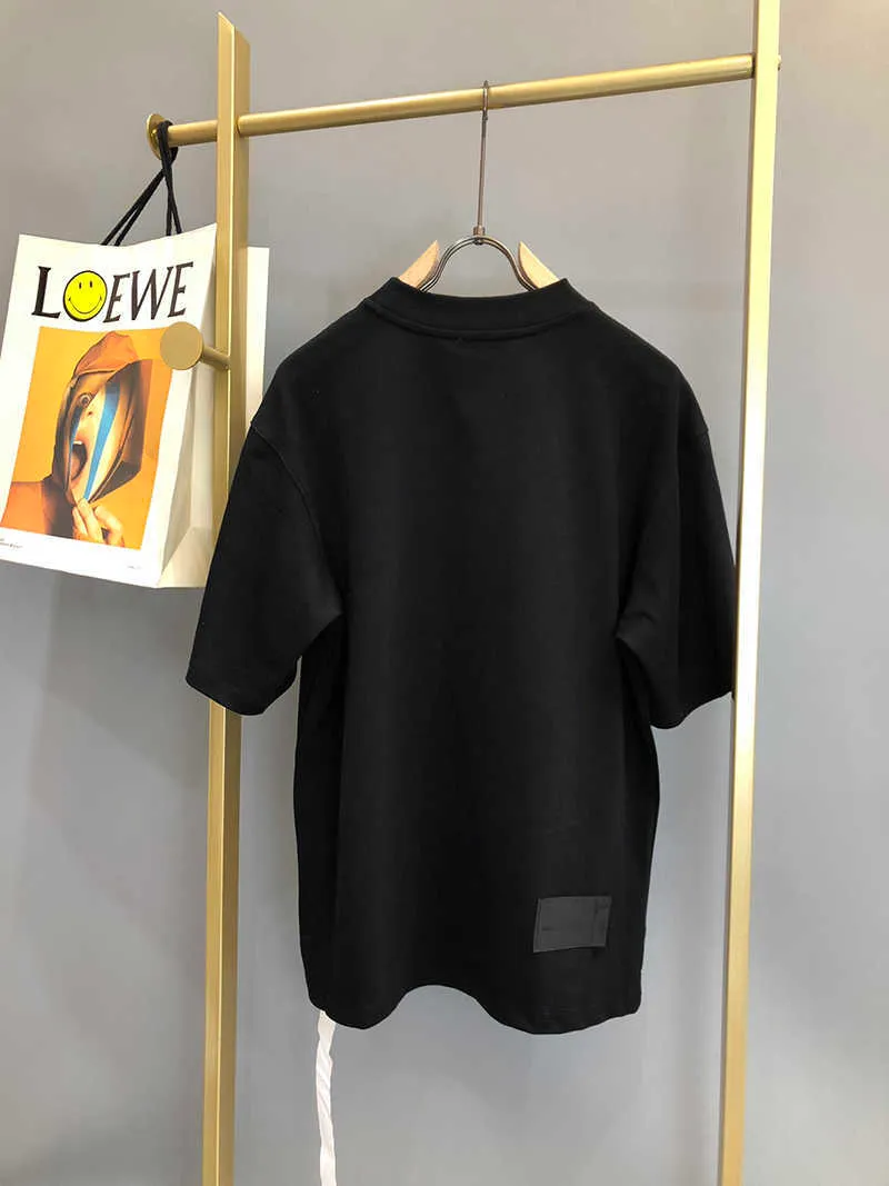 Welldone T-Shirt Summer Heavy Pearl Collana Teddy Bear Ricamo Pattern Oversize Uomo Donna Patch Casual New We11done Tee