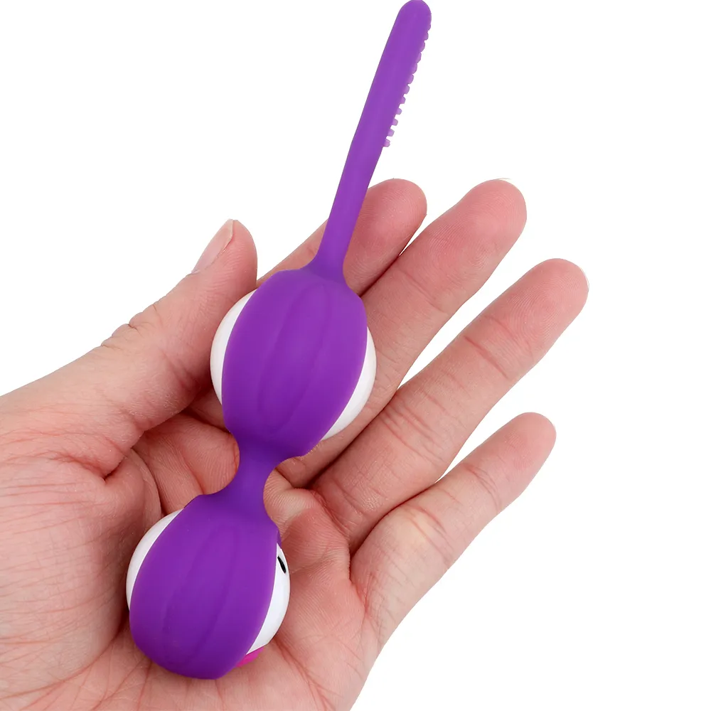 Akıllı Kegel Ball Vibratör 12 Hızlar Vajinal Seksi Oyuncaklar Kadınlar Için Ben Wa Vajina Egzersiz Sıkın