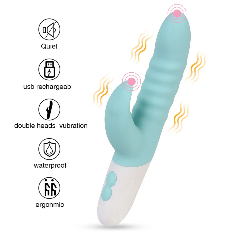 Vajinal Masaj Kadın Mastürbasyon Yetişkin Ürünleri Kadınlar İçin Seksi Oyuncaklar G-Spot Klitoris Stimülatör Vibratör Wand USB Şarj Edilebilir
