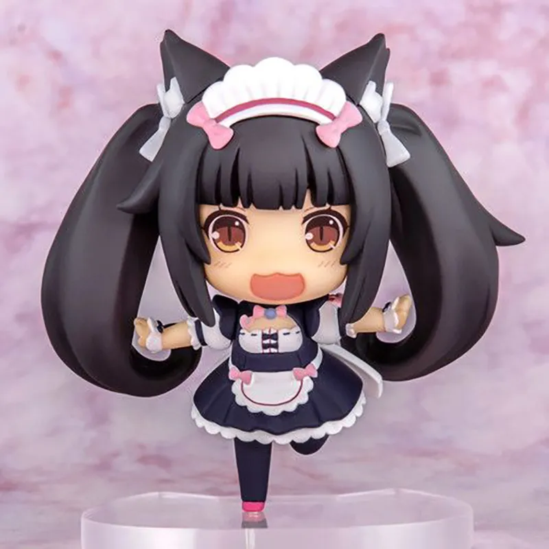 Q Posuga Nekopara Chocola Vanilla Action PVC Figure Anime Figure Jepang Cocco Azuki Modello Mainan Koleksi Hadiah Boneka 220613