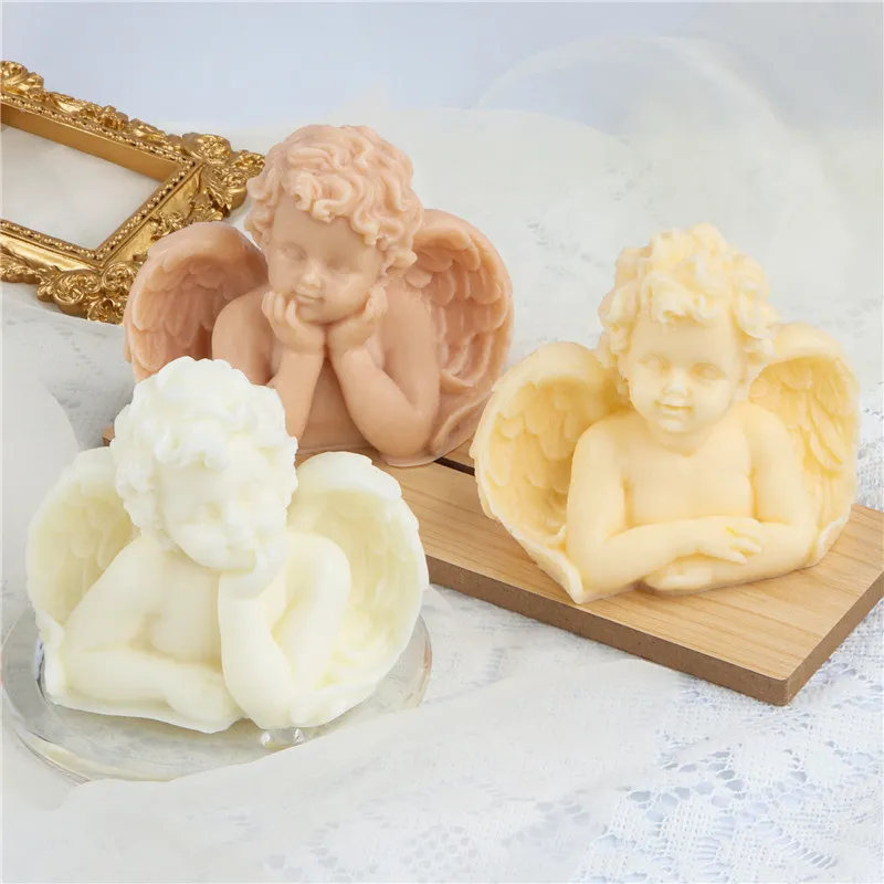 3D Angel Silicone Mold Silicone Mold 3 Styles Diy Fondant Cake Chocolate Clay Supplies