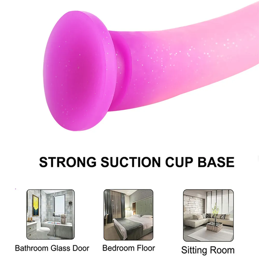 Godemiché de Massage rose en Silicone pour femmes, énorme gode réaliste, Masturbation féminine, pénis, jouets érotiques sexuels pour adultes, Plug Anal, 2021