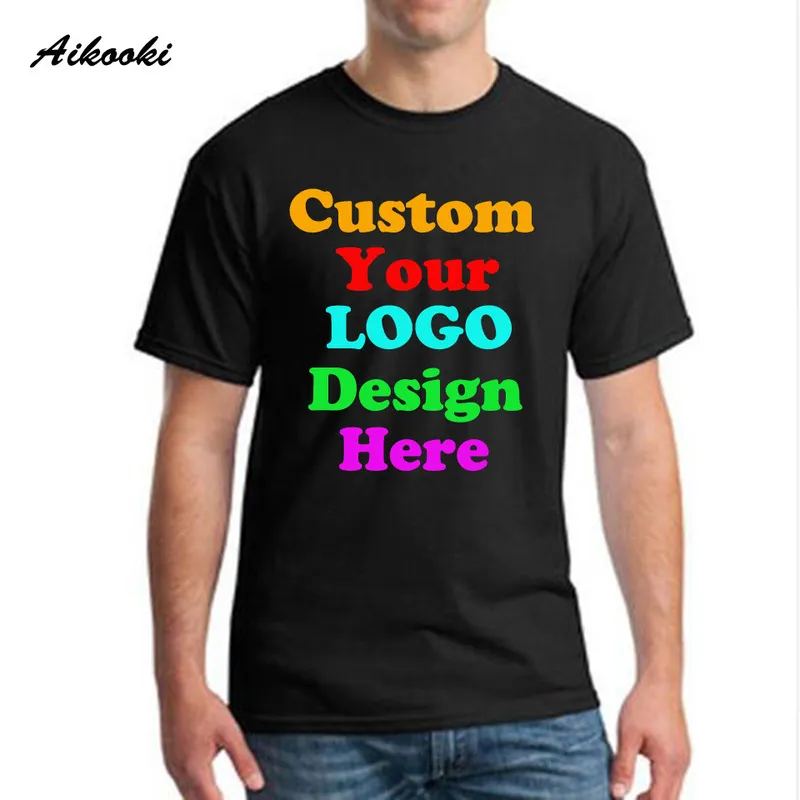 Benutzerdefiniertes Baumwoll-T-Shirt mit Textdruck für Männer, Frauen, Kinder, personalisiertes Team, individuelles T-Shirt, 3D-T-Shirts, T-Shirts, DropShip und Bulk 220614