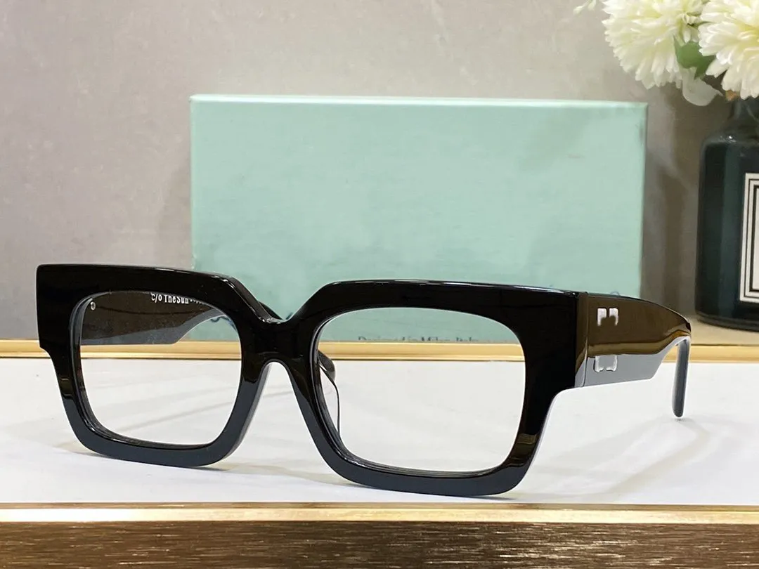 Męskie damskie okulary przeciwsłoneczne luksusowy styl mody klasyczny gruby talerz czarny biały kwadratowy rama okulary okulary 3070