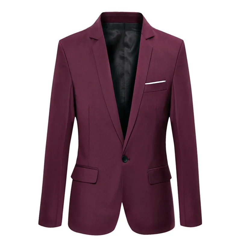 Bleu hommes Blazers travail bureau hommes Tuxedos pour Occasions formelles poches manteau Blazers mâle personnalisé hommes d'affaires Slim Blazers 220514