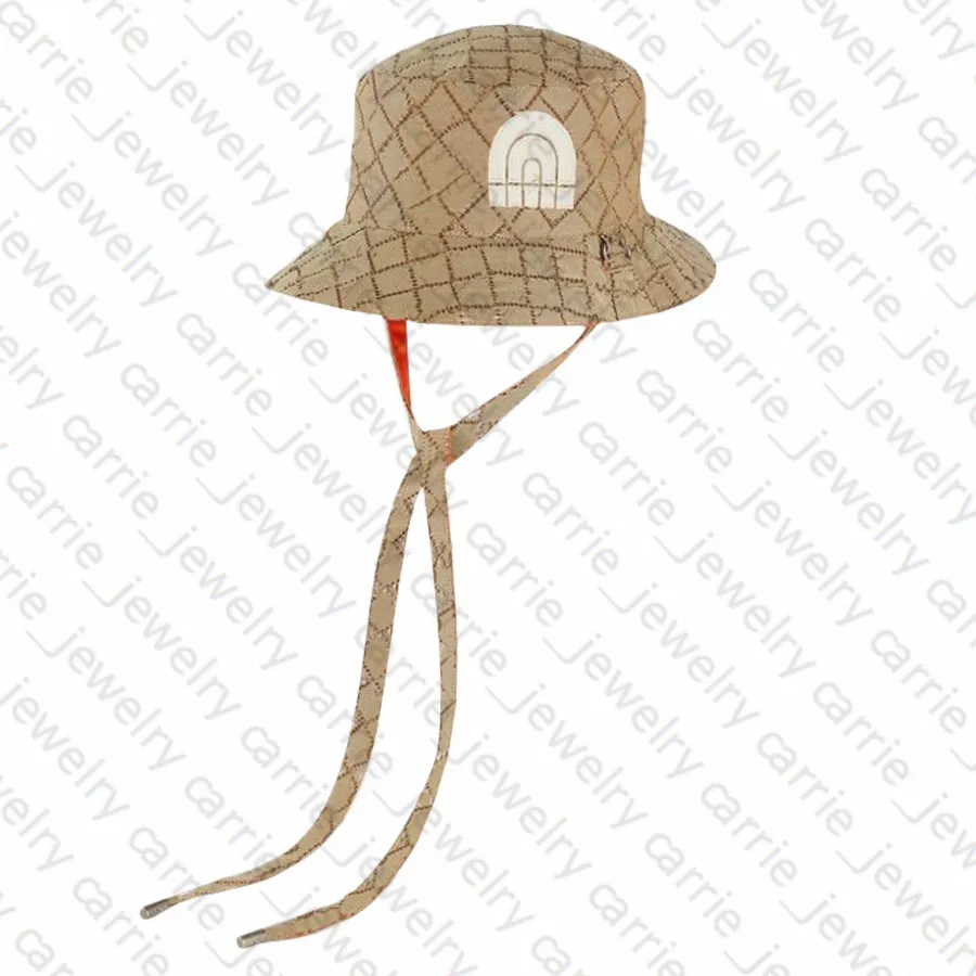 Chapeau de seau de mode chapeaux de créateurs réversible chapeau de plage lettre casquette Design pour homme femme noir et marron Top Quality250I