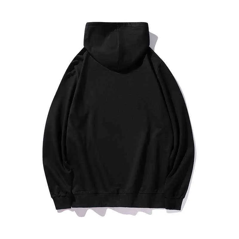 Enkele Road Katoen Heren Oversized Hoodies Mannen Unisex Basic Solid Blank Vintage Toevallige Sweater Mannelijke Streetwear Hoodie Trui L220730