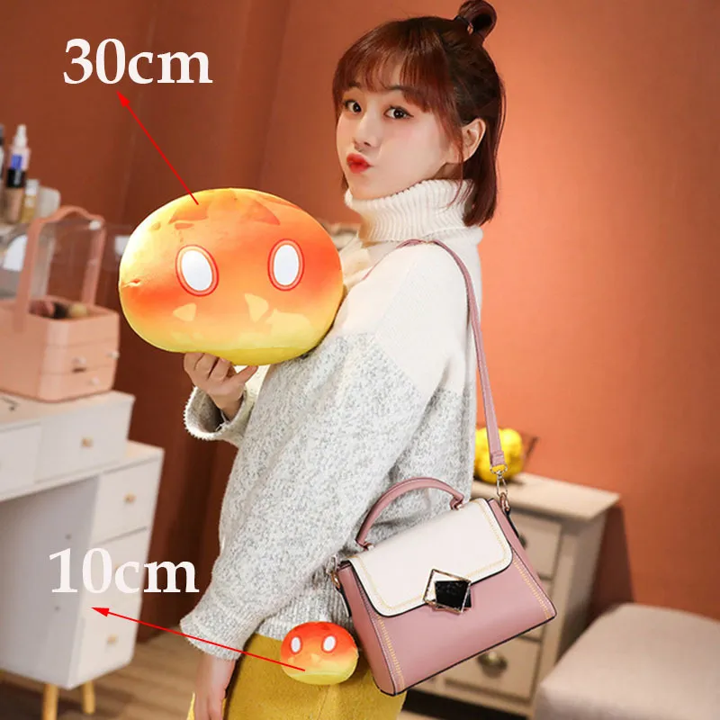 10CM Genshin Impact Pendant Kawaii Slime Dolls Keli Dango Throw Paimon Klee Amber Stuffed Plush Doll Toys 220621