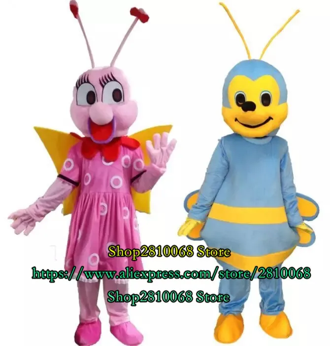 Mascotte poupée costume abeille mascotte Costume dessin animé ensemble accessoires de cinéma jeu de rôle publicité carnaval noël fête d'anniversaire 1100