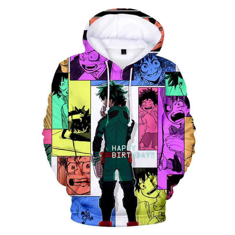 Mój Bohater Academia Manga Bluzy Mężczyźni Anime Sudaderas Cosplay Bluzy Ropa Hombre Moletom Streetwear Ubrania Dres Wetemen