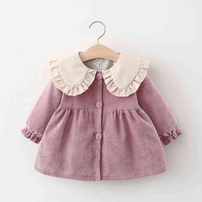 Melario New Christmas Baby Dress Baby Girl Clothes Autunno Inverno Abito in velluto a coste Sweet Princess Dress Cute Little Girl Clothes Y220510