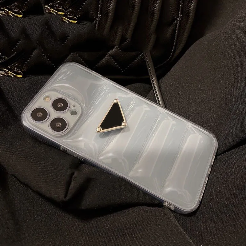 Luxurys Designers Étuis de téléphone en cuir pour iPhone 13 11 12 Pro Max Case Antichoc P Marque Clear Case D2205182Z