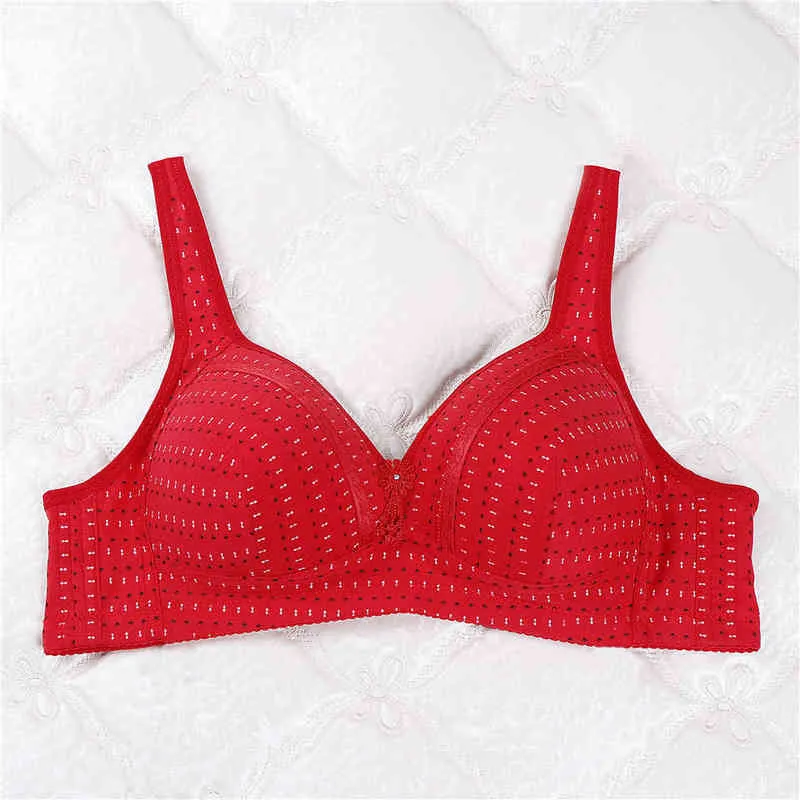 Girls Cheap Bra Large Volume Back Button Comfortablect Women Bra Breathable Thin Part Without Steel Ring Ladies Underwear L220726