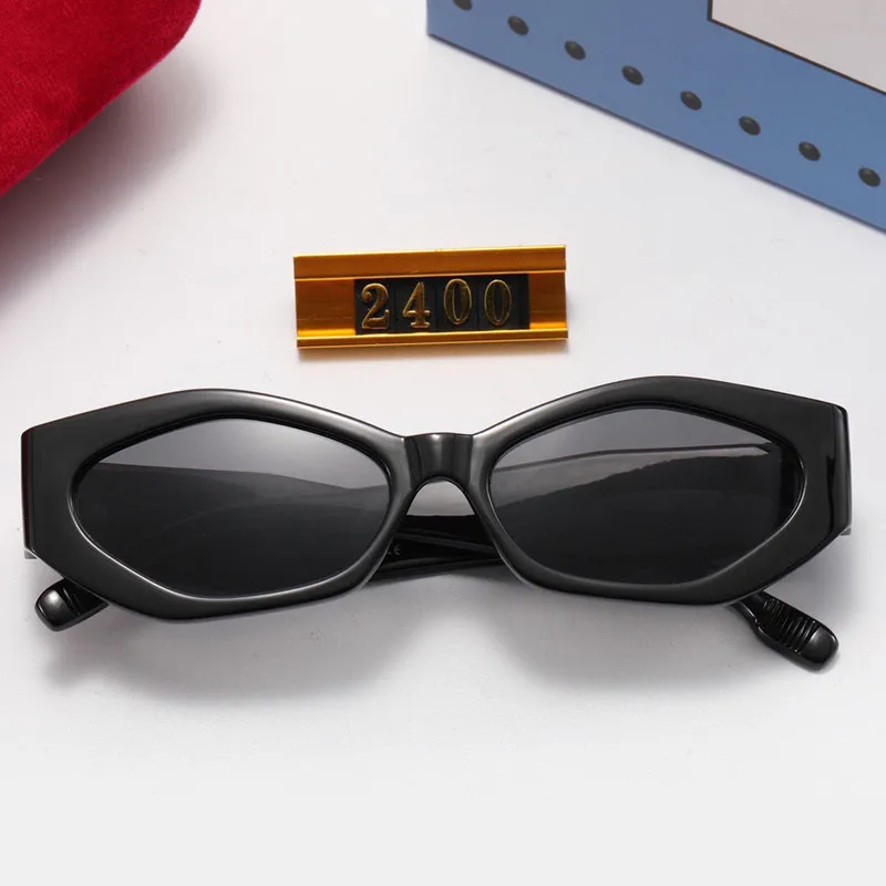 Brand Sunglasses Popular Designer Women Fashion Retro Cat Eye Shape Frame Glasses Summer Leisure Wild Style Top Quality UV400 with2741