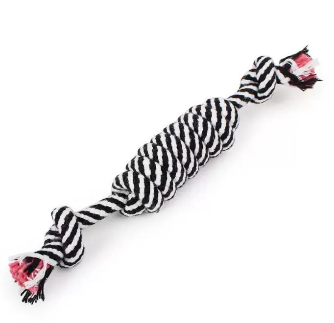 Pet Toys for Dog Funny Chew Knot Cotton Bone Rope Puppy Dog Toy Pets Dogs Pet Supplies for Small Dogs for Puppys C0418