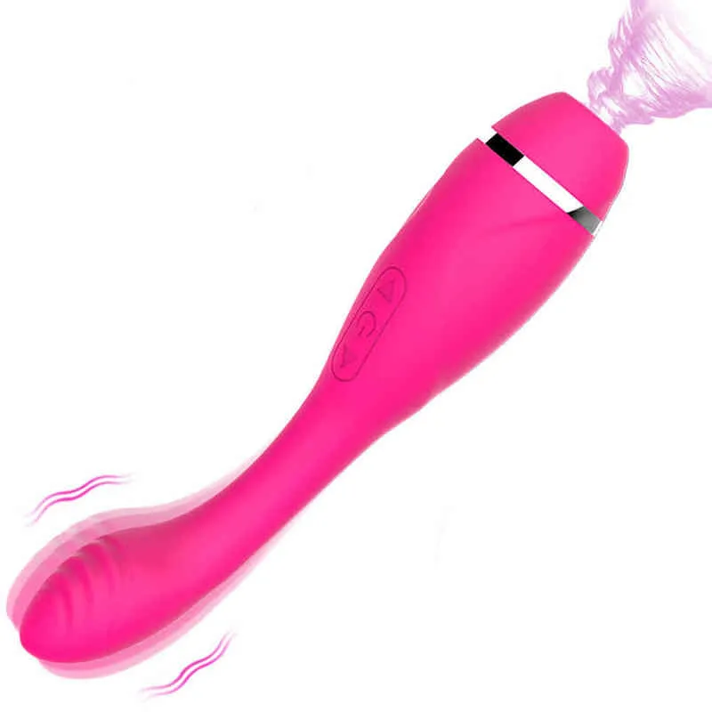 NXY 진동기 질 여성을위한 질식 진동기 클리커 어리커 음핵 자극기 입으로 구강 젖꼭지 성 장난감 성인 자위기 에로틱 제품 220509