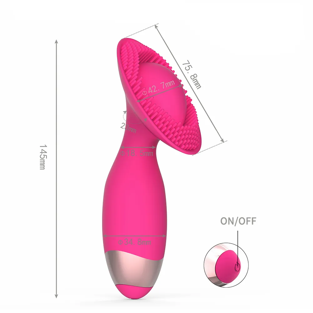 Vibratore massaggio al capezzolo a 10 frequenze Figa sexyy Giocattoli coppia Stimolatore clitorideo punto G Strumento masturbazione femminile Prodotto adulti