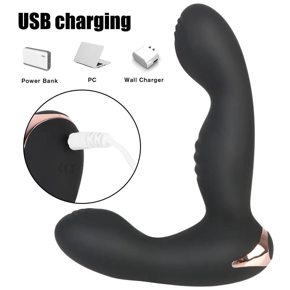 10 läge anal vibrator g-spot stimulator vuxna produkter sexig leksak för män manlig onanator rumpa plug prostata massage