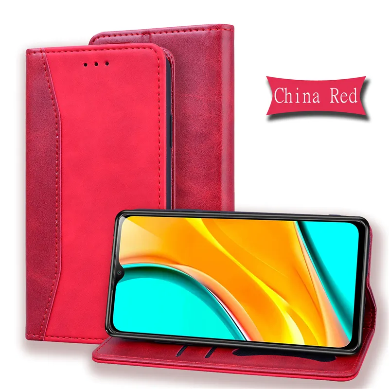 Nachahmung Rindsleder Telefon Fällen Für Xiaomi Redmi 4X 7A 8 8A 9 9A POCO X3 NFC Redmi Hinweis 4 4X 7/8/9 10 Pro 8T 9S Abdeckung