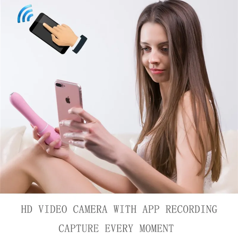 Smartphone APP Remote Control Endoscopy Vagina Thruster G-Spot Vibrator Jump Egg Massager Clitoris Stimulator sexy Toys Camera