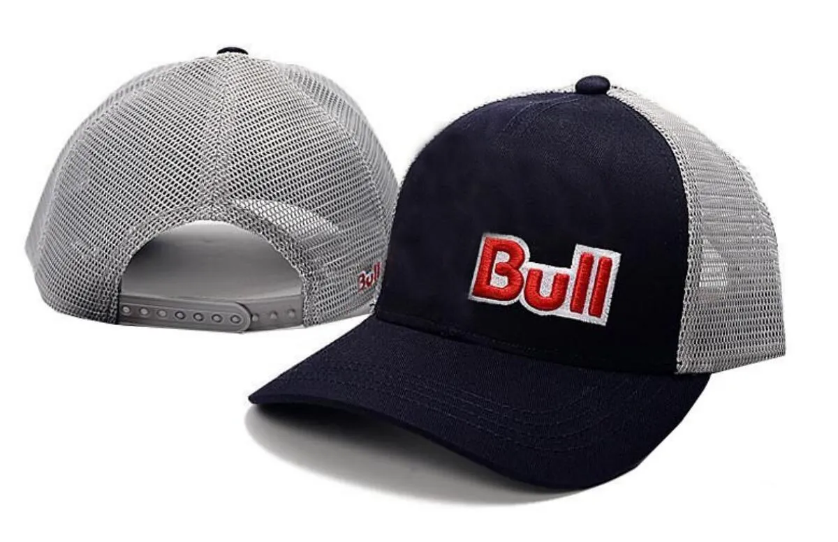 Top cappelli da moto da corsa F1 Team Mercedes-Benz-AMG Marshmello cappello sportivo da uomo e da donna montato Berretto in rete moda giovanile truc226A