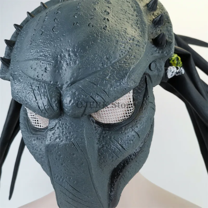 Maschere feste Alien vs. Predator Cosplay Predator Maschera pratica a pieno facciale Ghost Fac 220823