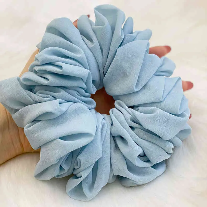 Haarscrunchies Grote dikke darm Grote cirkel Oversized scrunchies Elastische haarband Paardenstaarthouder Haarelastiekjes Accessoires AA220323