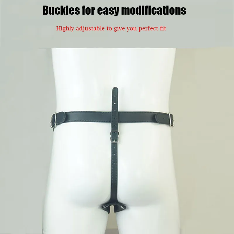Кожаный мужской анальный ремень, БДСМ-устройство для оргазма, анальный бондаж со страпоном, сексуальное нижнее белье со страпоном3329856
