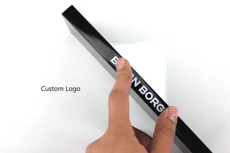 Wysokiej jakości czarna baza A4 akrylowa magnetyczna ramka na zdjęcia pulpitu stojak stojak akrylowy tabel etykieta znak